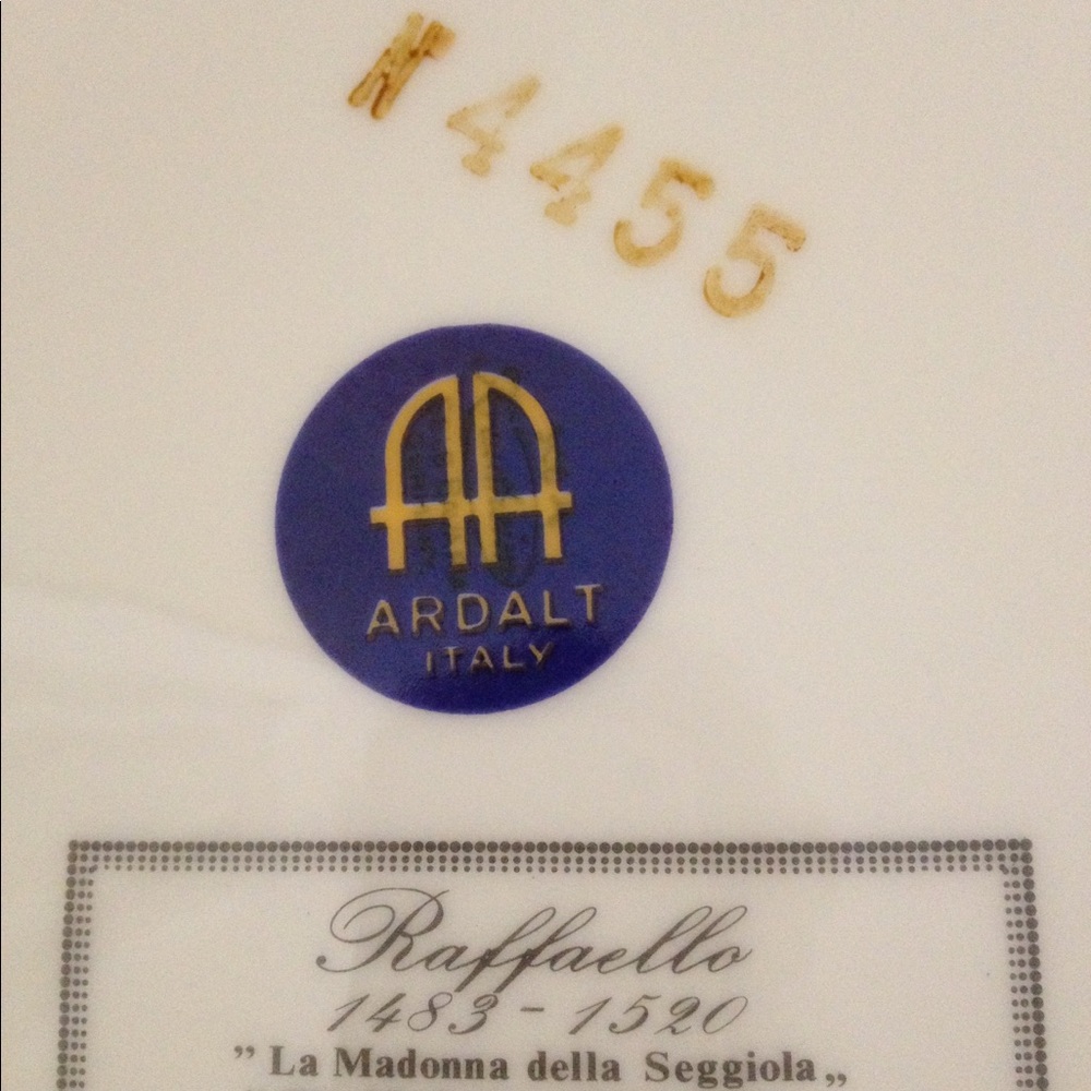 Ardalt, Italy, Raffaello Plate - Picture 3 of 3